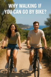 Why walking if you can go by bike?